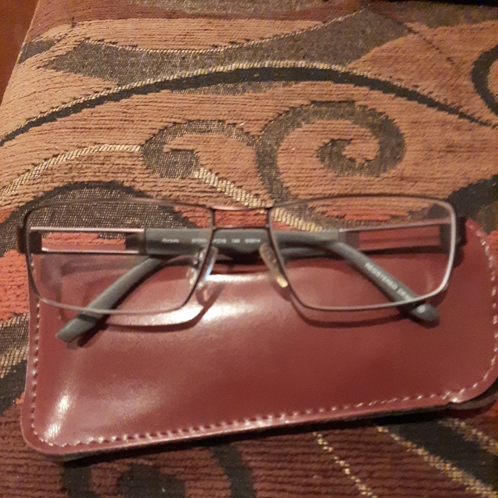 OGA Morel Men Unisex Eyeglasses Frame 67050 57□16 140 GG014 Brown frames